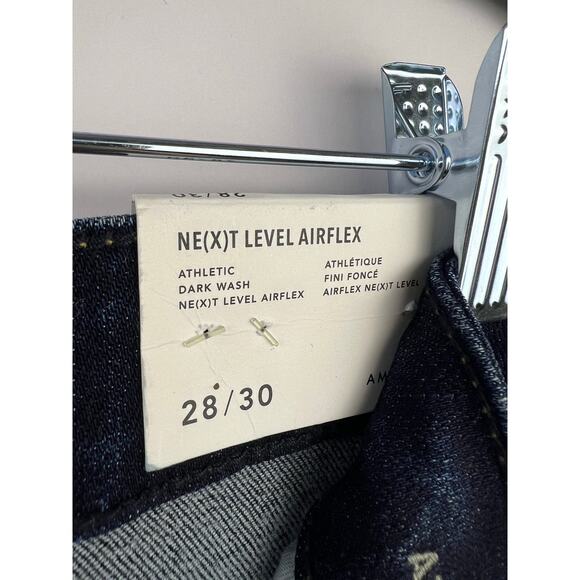 American Eagle Jeans, Athletic Fit Dark Wash Denim Ne(X)t Level Airflex, Stretch - Picture 16 of 16